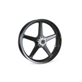 BST Twin TEK 5 Spoke Carbon Fiber Front Wheel for the Harley Davidson Indian and V-Twin Custom Models - 3.5 x 17